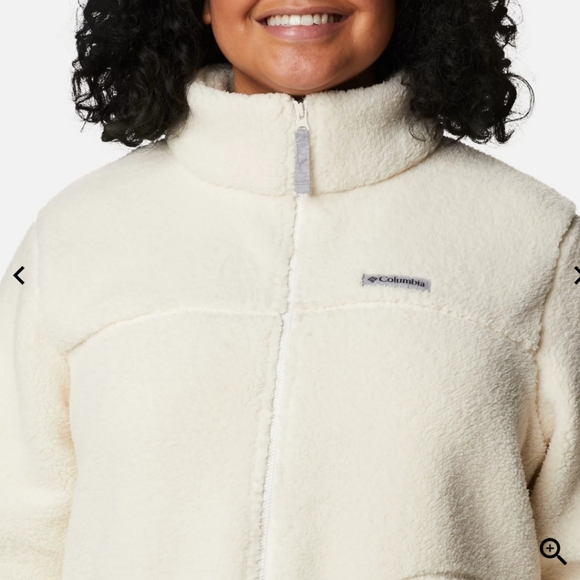 NWT Columbia Women's West Bend Full Zip Fleece Jacket - Plus Size - Picture 4 of 6